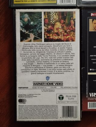 4 film VHS avventura Robin Hood