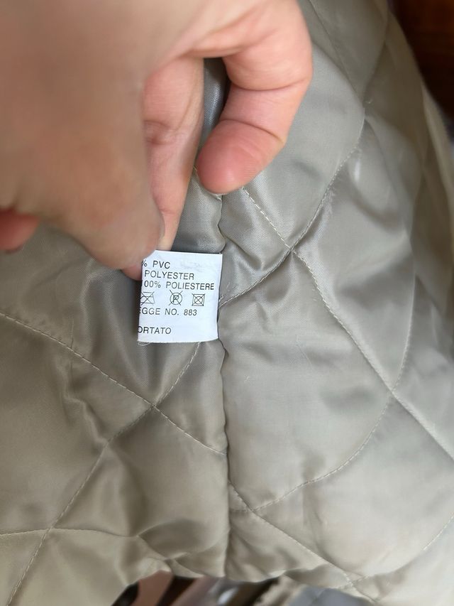 Giacca invernale beige vintage