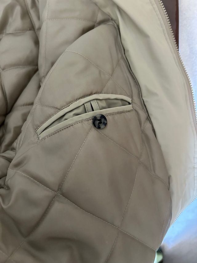 Giacca invernale beige vintage