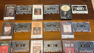 12 Tape Cassette Audio Verdi Mozart Bethoven