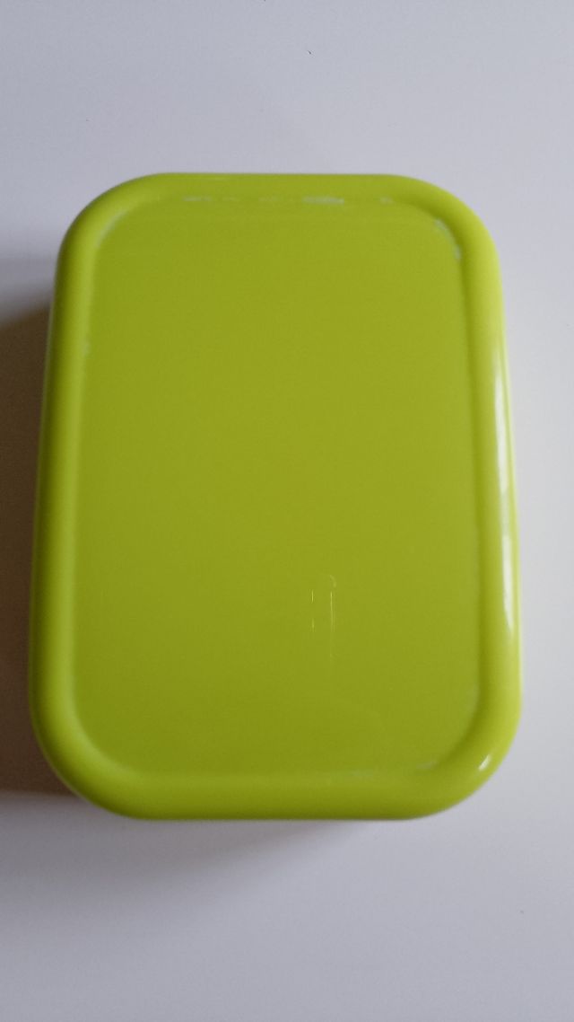 Jabonera con tapa PlasticForte verde