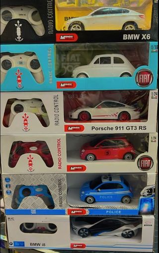 Auto telecomandate vari modelli 500 Polizia ecc