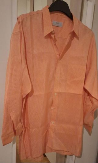 Camicia di seta taglia M a righine color