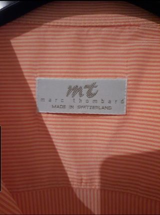 Camicia di seta taglia M a righine color