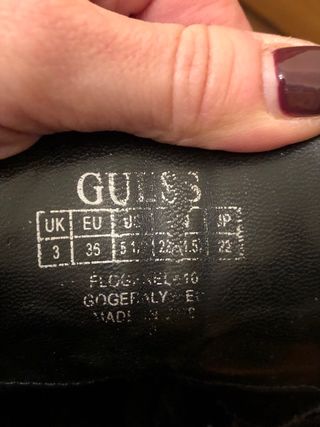 GUESS  Botines tacon 36