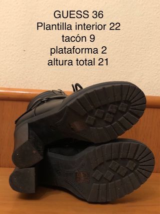 GUESS  Botines tacon 36