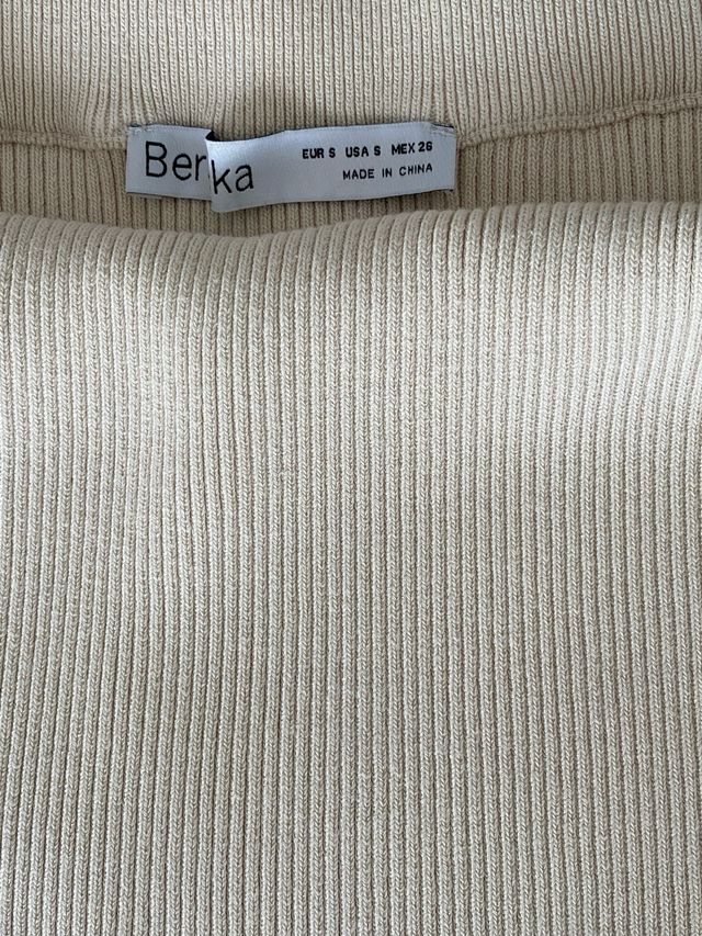 Falda punto Bershka
