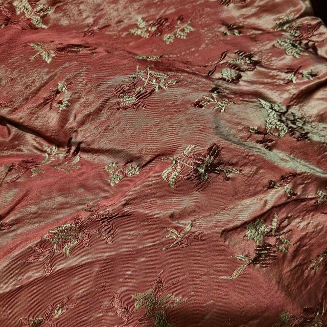 Tela muy antigua SXIX muy bella posible cortina