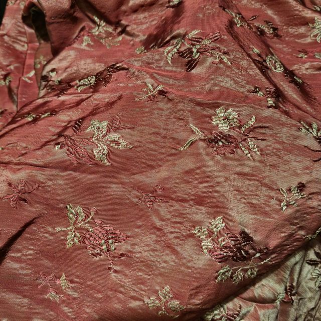 Tela muy antigua SXIX muy bella posible cortina