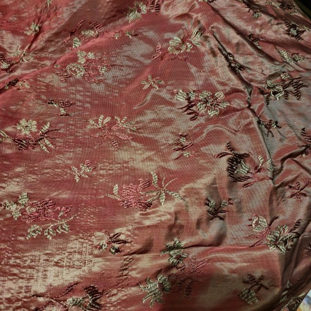 Tela muy antigua SXIX muy bella posible cortina