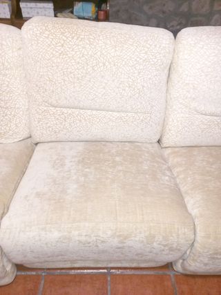 Sofá abatible y reclinable. Opción automático.