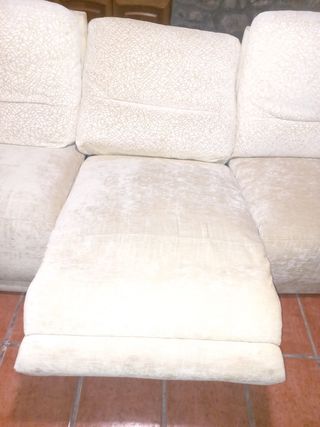 Sofá abatible y reclinable. Opción automático.