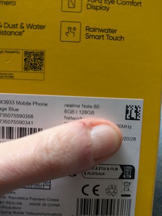 Realme Note 60 nuevo 