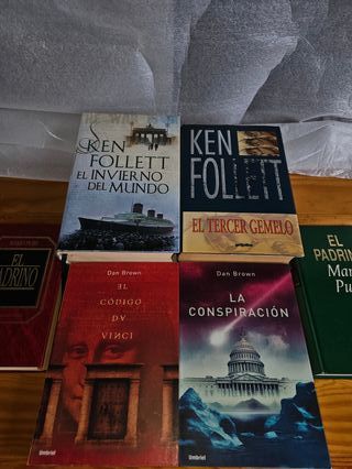 Libros Ken Follet y Dan Brown casi casi regalados!