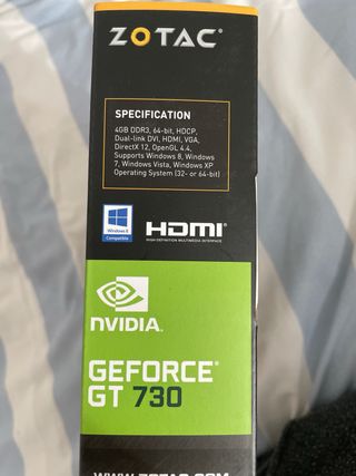 Zotac tarjeta grafica geforce gt 730