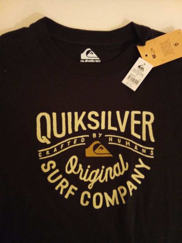 Camiseta Quicksilver talla M negra