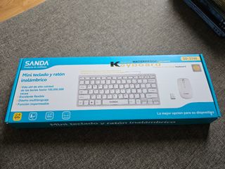 NUEVO teclado y raton Inalámbrico Sanda 