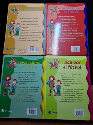 Pack 4 libros KiKa Superbruja