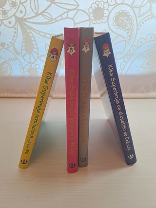 Pack 4 libros KiKa Superbruja