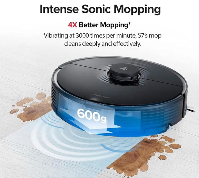 Roborock S7 Robot Aspirapolvere Lavapavimenti