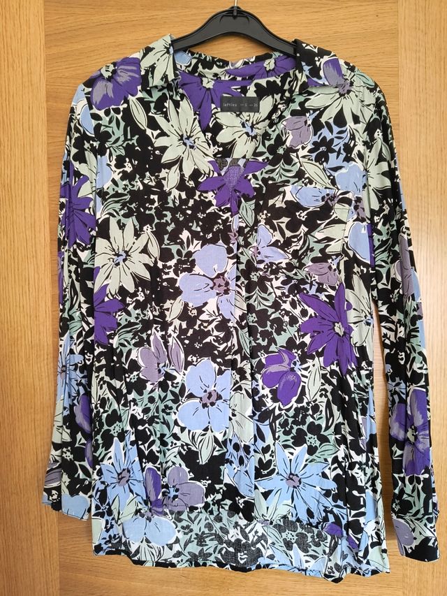 Lefties blusa estampada de flores