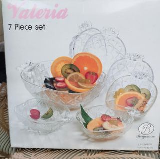 Juego postre vintage 7 piezas forma piña Borgonovo