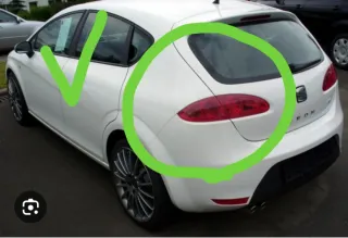 Parachoques trasero Seat León II