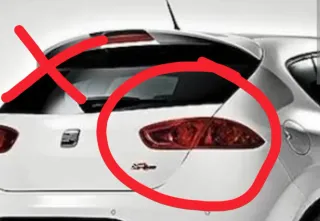 Parachoques trasero Seat León II