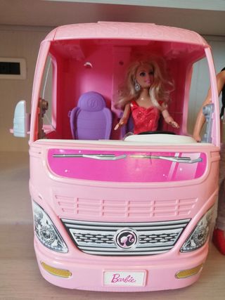 Camper dei sogni BARBIE fbr34+ barbie+ken + 2 bamb