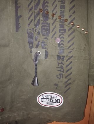 Espectacular parka vaquera.