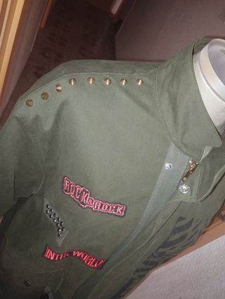 Espectacular parka vaquera.