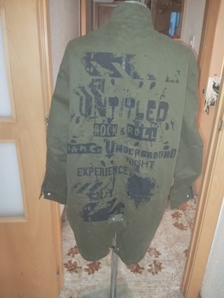 Espectacular parka vaquera.