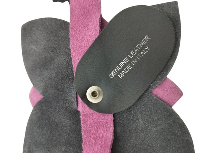 Cintura Annarita N in pelle con fiore