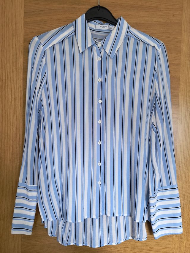 Mango camisa a rayas