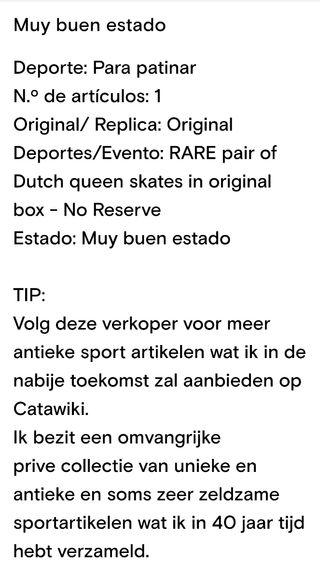 SKATES ORIGINAL 1891 AL 1940