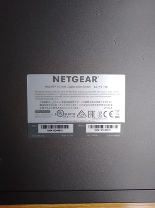 Switch gestionado NETGEAR ProSAFE GS748T v5