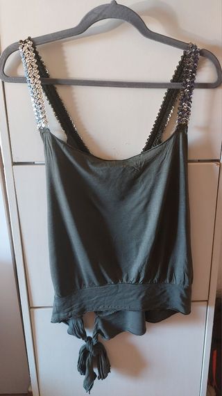 TOP DE LENTEJUELAS MUJER