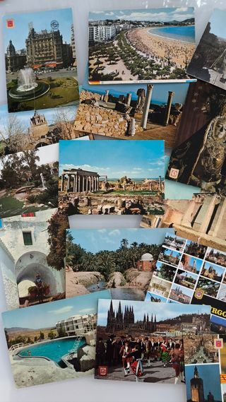 ♦️ 16 postales años 60-70, sin escribir