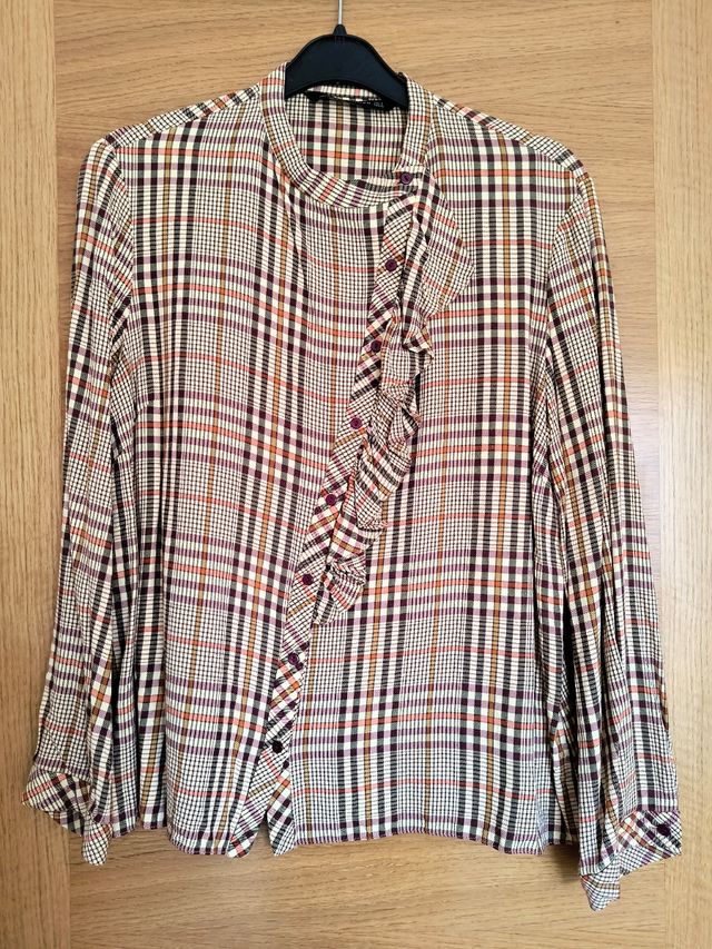 Zara blusa a cuadros
