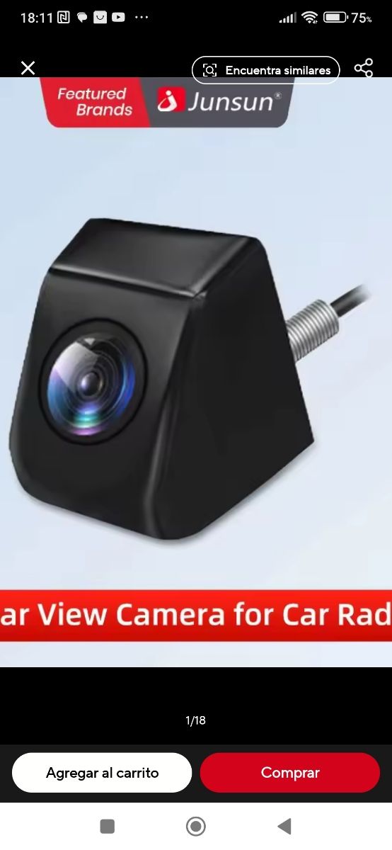 Cámara trasera coche para piezas