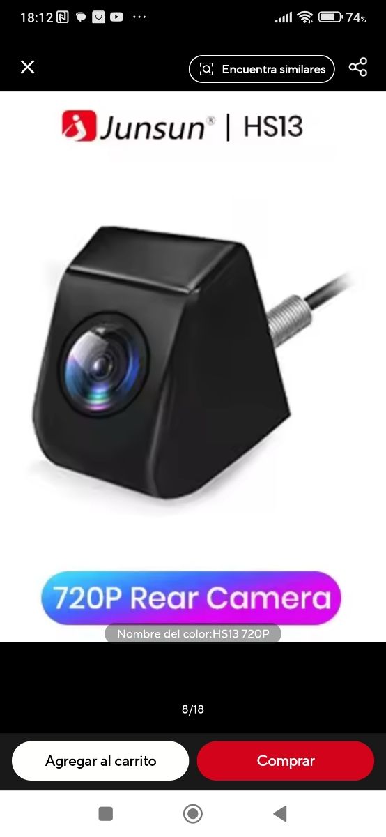 Cámara trasera coche para piezas