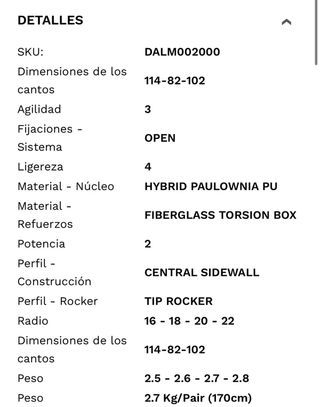 Dynastar Vertical 82 con fissaggi