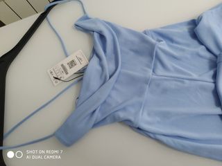 Mono largo azul tirantes