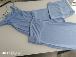 Mono largo azul tirantes