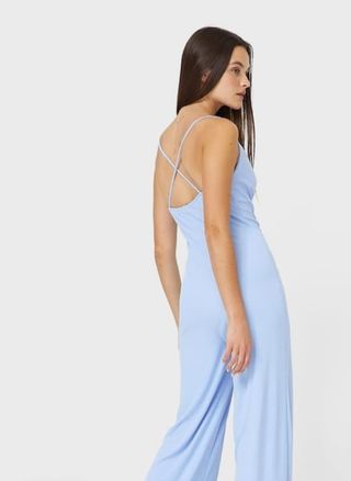 Mono largo azul tirantes