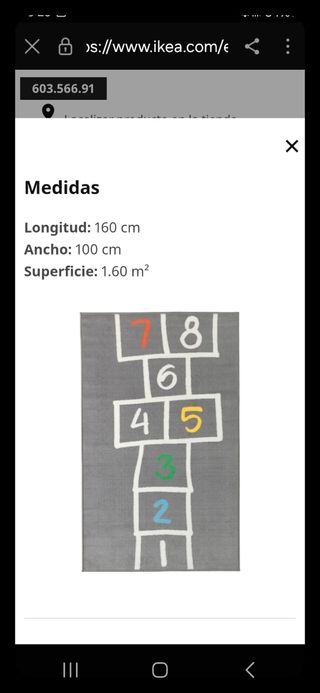 Alfombra IKEA Hemmahos