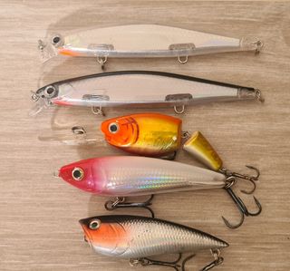 Lote 16 señuelos pesca