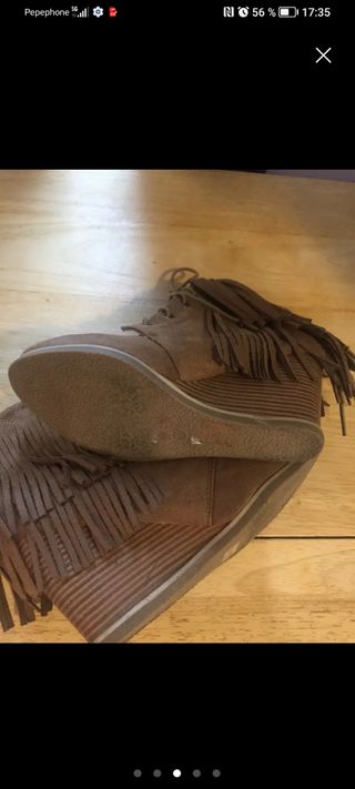 Botines número 37