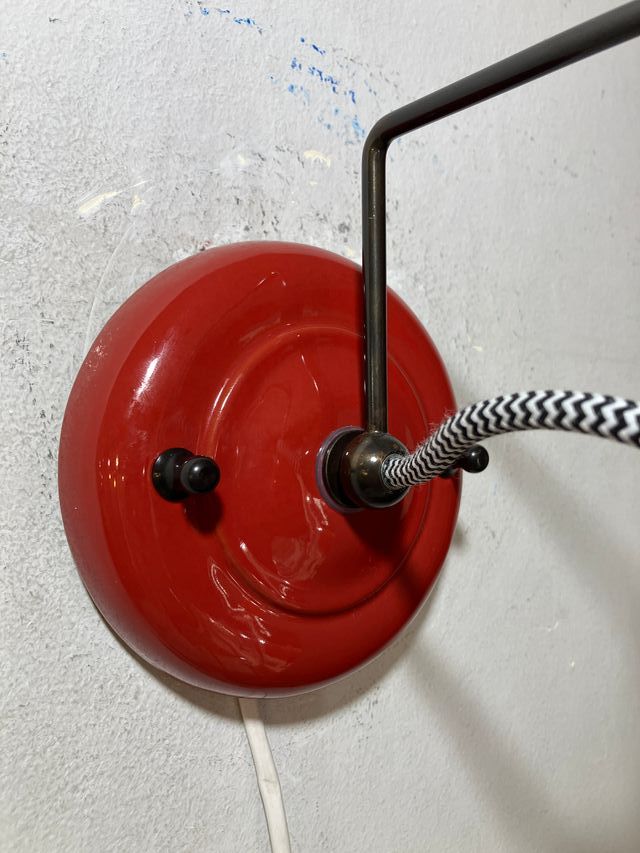 Lampada parete ceramica/vetro