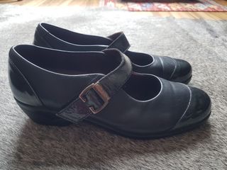 ZAPATOS NEGRO MUJER PITILLOS 37